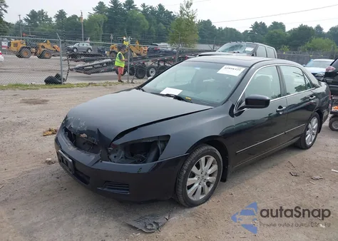 2007 Honda Accord 3.0 Ex z USA, uszkodzony, nr VIN 1HGCM665X7A091498